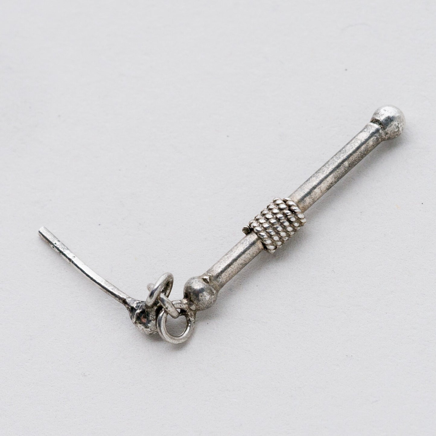 Einzelner Ohrring Hängeohrring Silber 1,19 g2