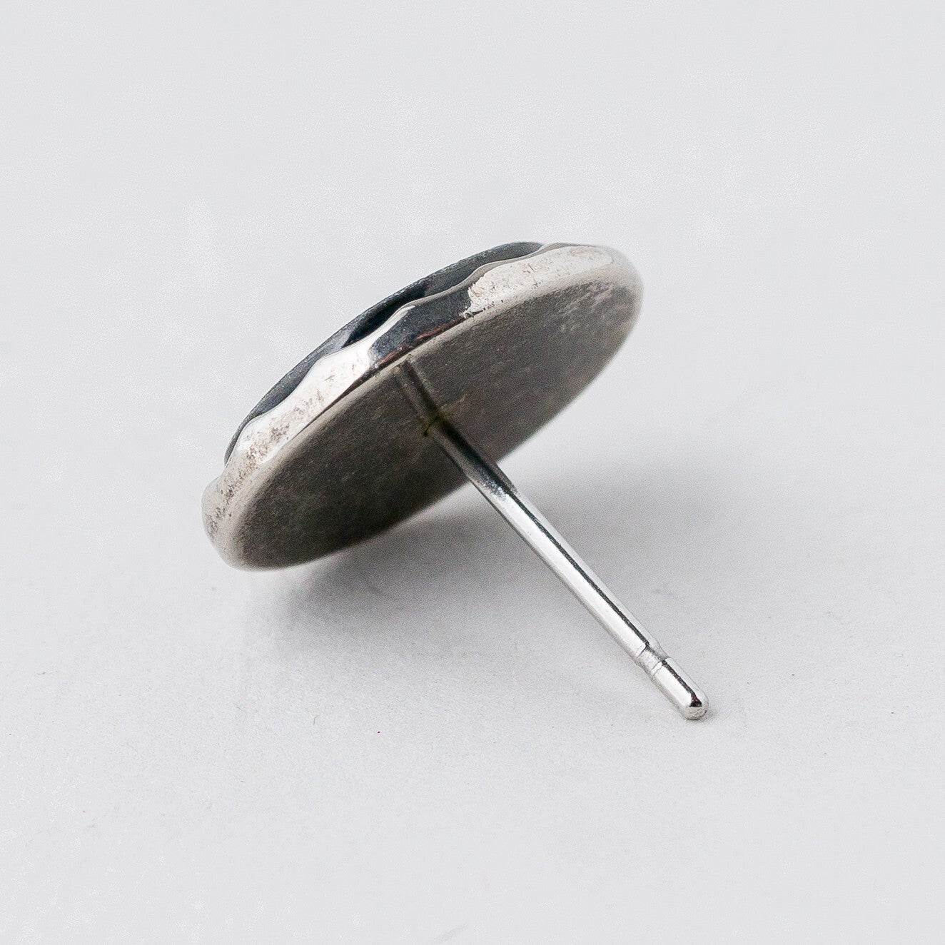 Einzelner Ohrring Ohrstecker Silber Opal 1,14 g2