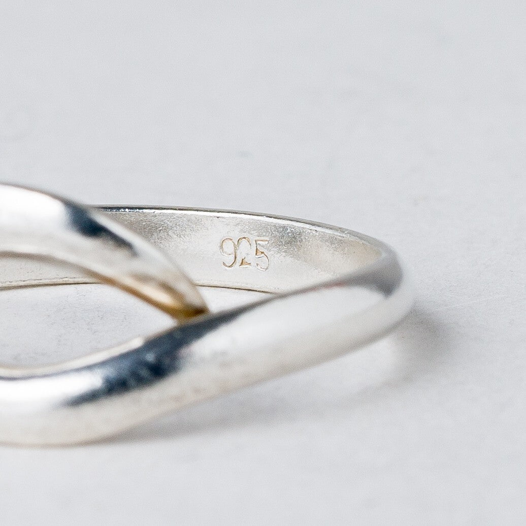 Silber Ring 925 Größe flexibel ca. 57 2,04 g5