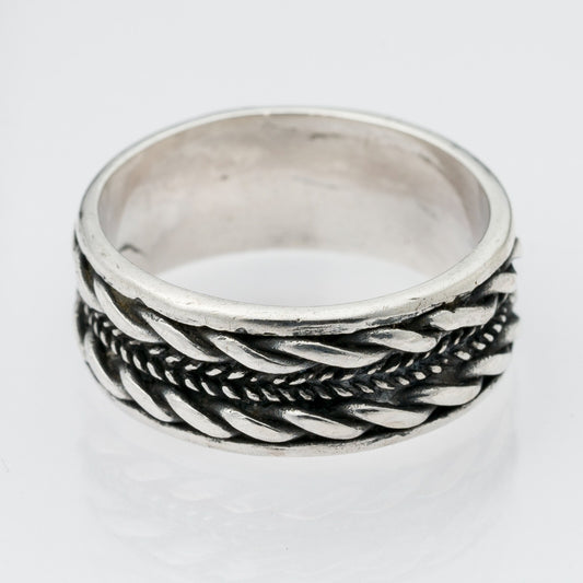 Silberring  925er Silber 6,61 g Größe 62 (19,7 mm Ø)0