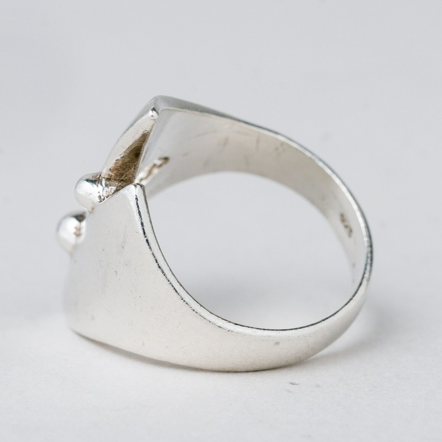 Silber Ring 925 Größe 53 (16,8 mm Ø) 6,87 g2