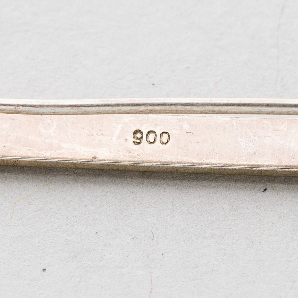 Brosche 900er Silber 2,52 g 5 cm2