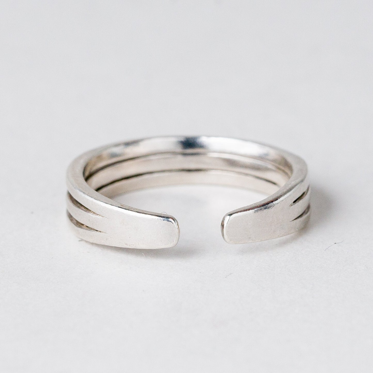Silber Ring 925 Größe flexibel ca. 49 2 g2