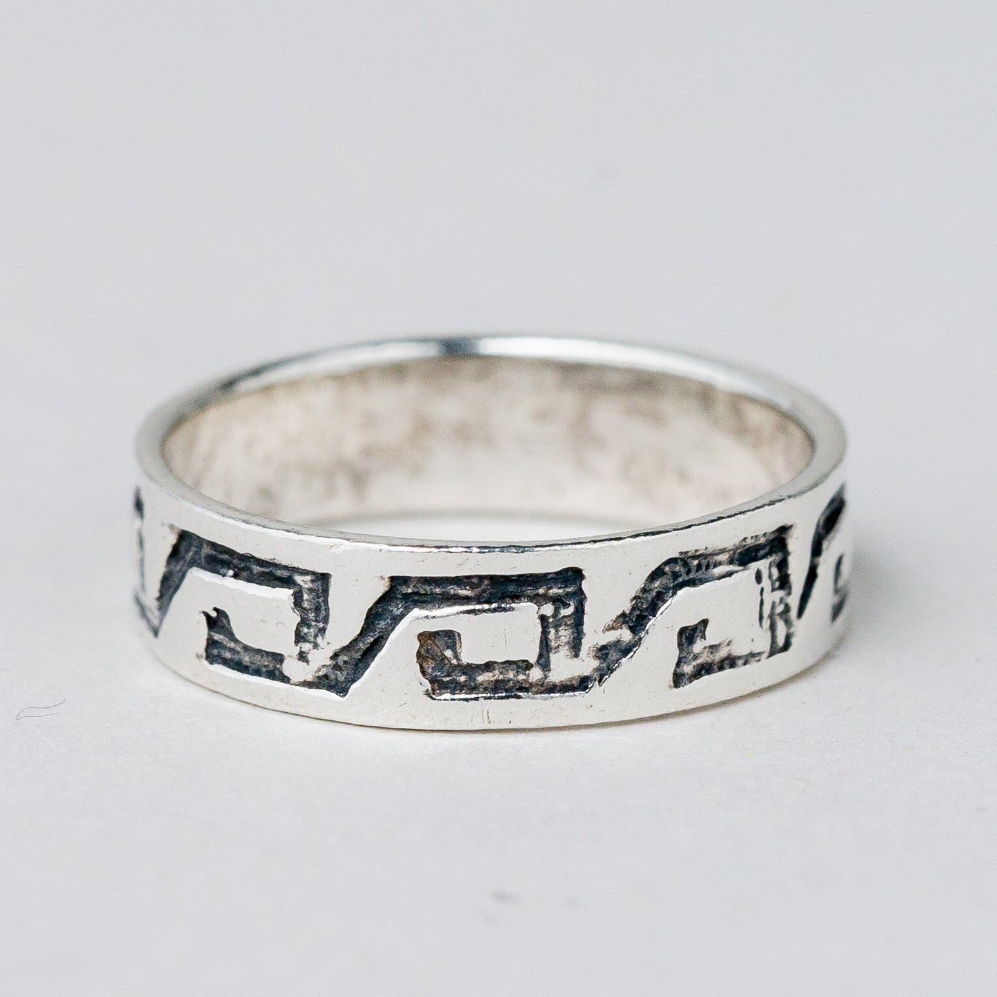 Silber Ring 925 Größe 52 (16,5 mm Ø) 2,48 g5