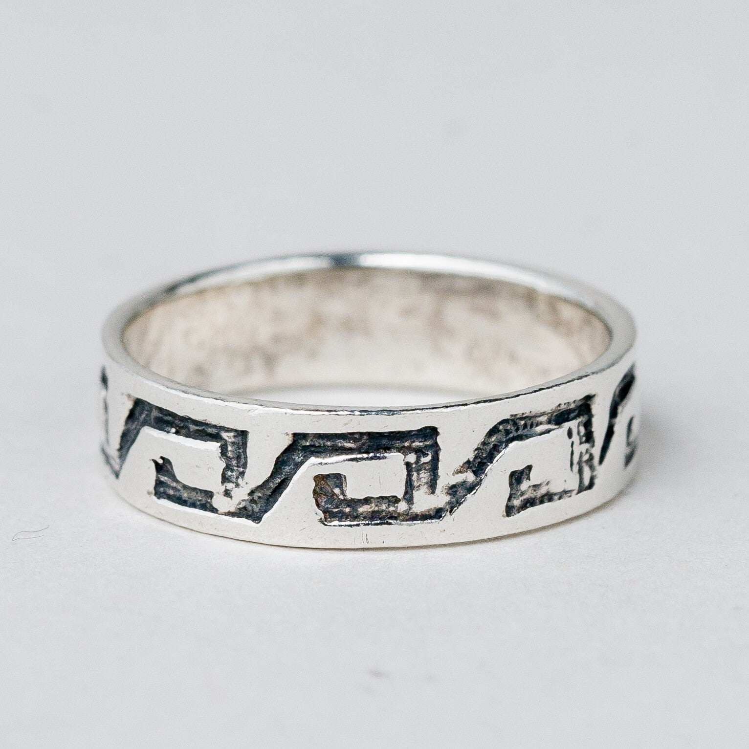 Silber Ring 925 Größe 52 (16,5 mm Ø) 2,48 g5