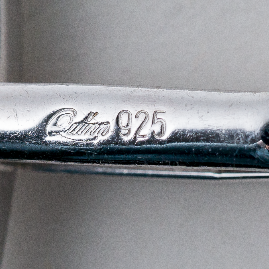Manschettenknöpfe Monogramm "DP" 925er Silber 11,04 g2