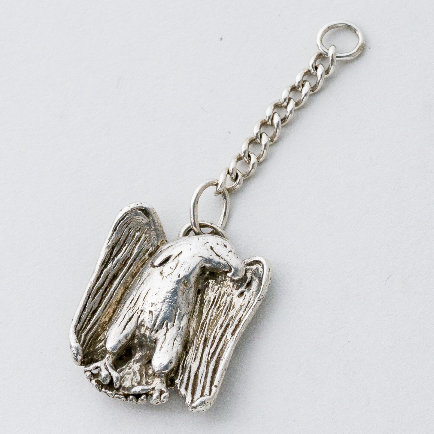 Silber Anhänger Schlüsselanhänger Adler 14,6 g0