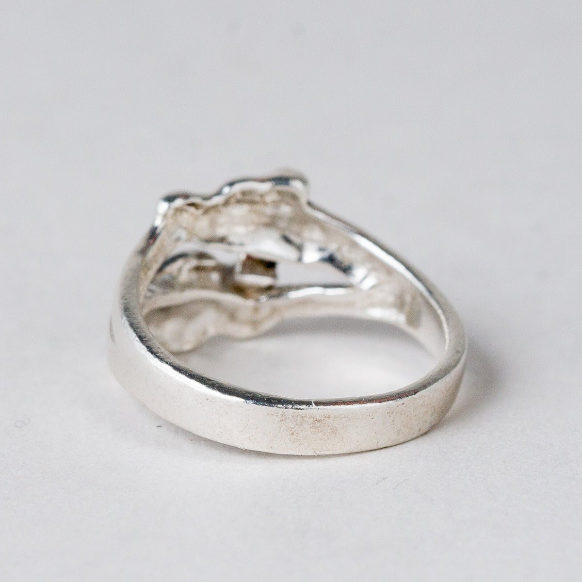 Silber Ring 925 Knoten Größe 48 (15,3 mm Ø) 2,64 g2