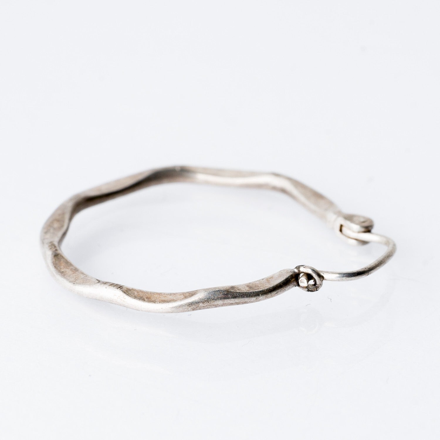 Einzelner Ohrring Creole 925er Silber 1,13 g3