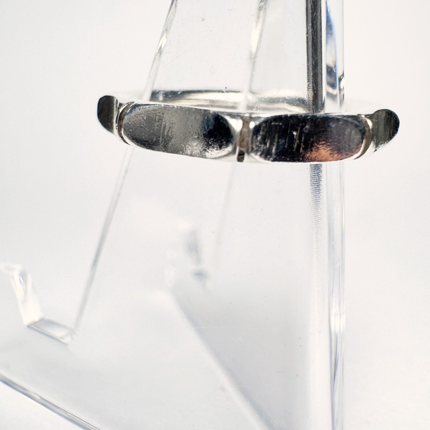 Ring 925er Silber (gestempelt) Größe 48 mit Zacken 2,6g5