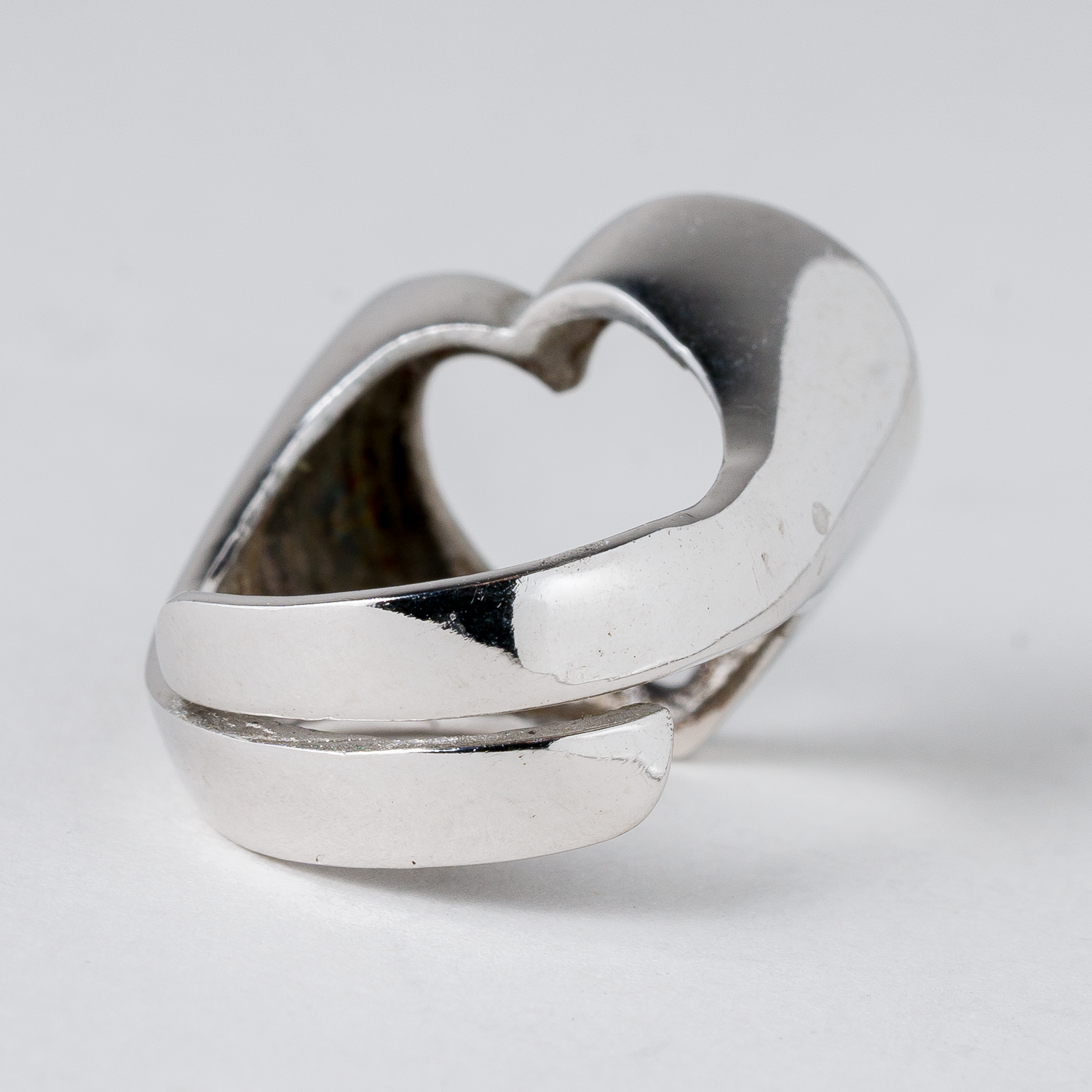 Ring Herz 835er Silber 7,47 g Größe flexibel2