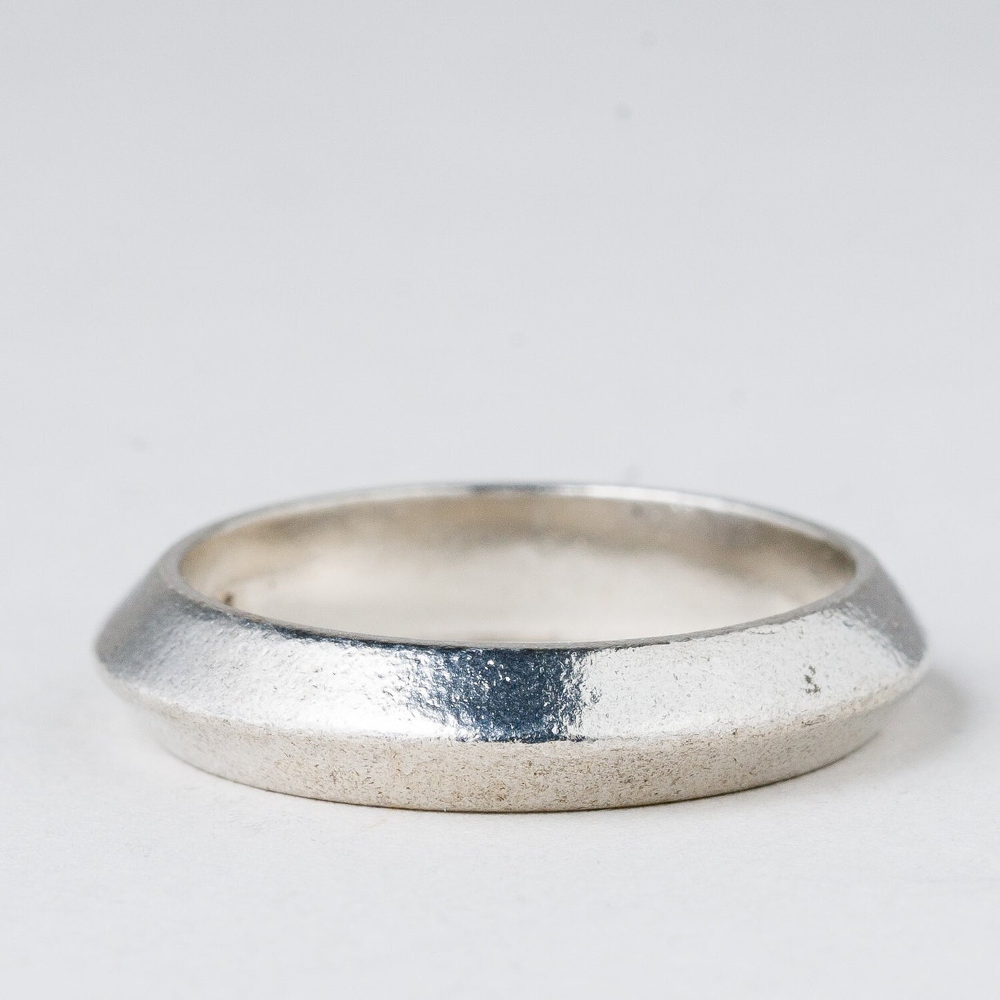 Silber Ring 925 Größe 58 (18,4 mm Ø) 5,45 g3