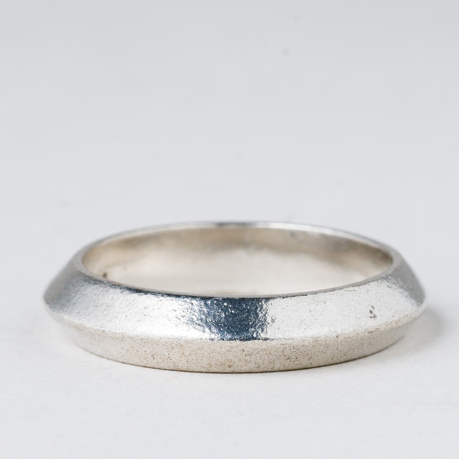 Silber Ring 925 Größe 58 (18,4 mm Ø) 5,45 g3