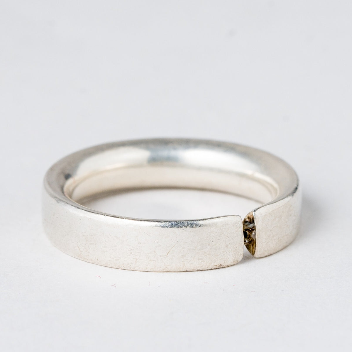 Silber Ring 925 ohne Stein Größe 54 (17,2 mm Ø) 5,45 g1