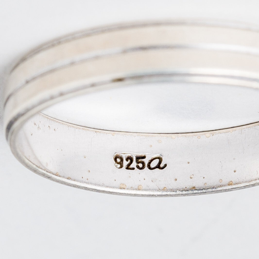 Silber Ring 925 Größe 68 (21,6 mm Ø) 3,1 g4