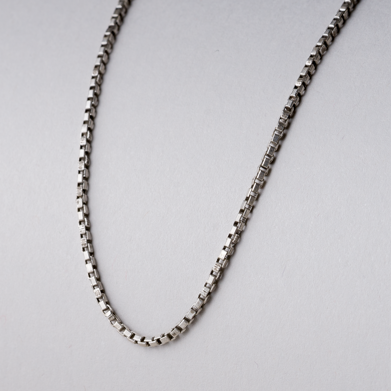 Halskette 1 mm 835er Silber 4,96 g 52 cm0