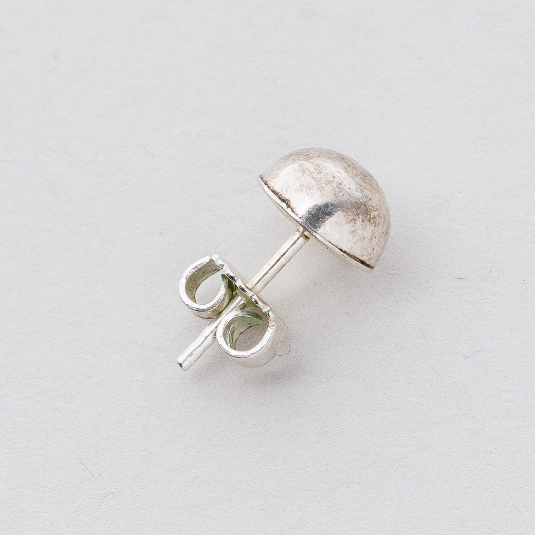 Ohrringe Ohrstecker Silber Halbkugel 1,22 g6