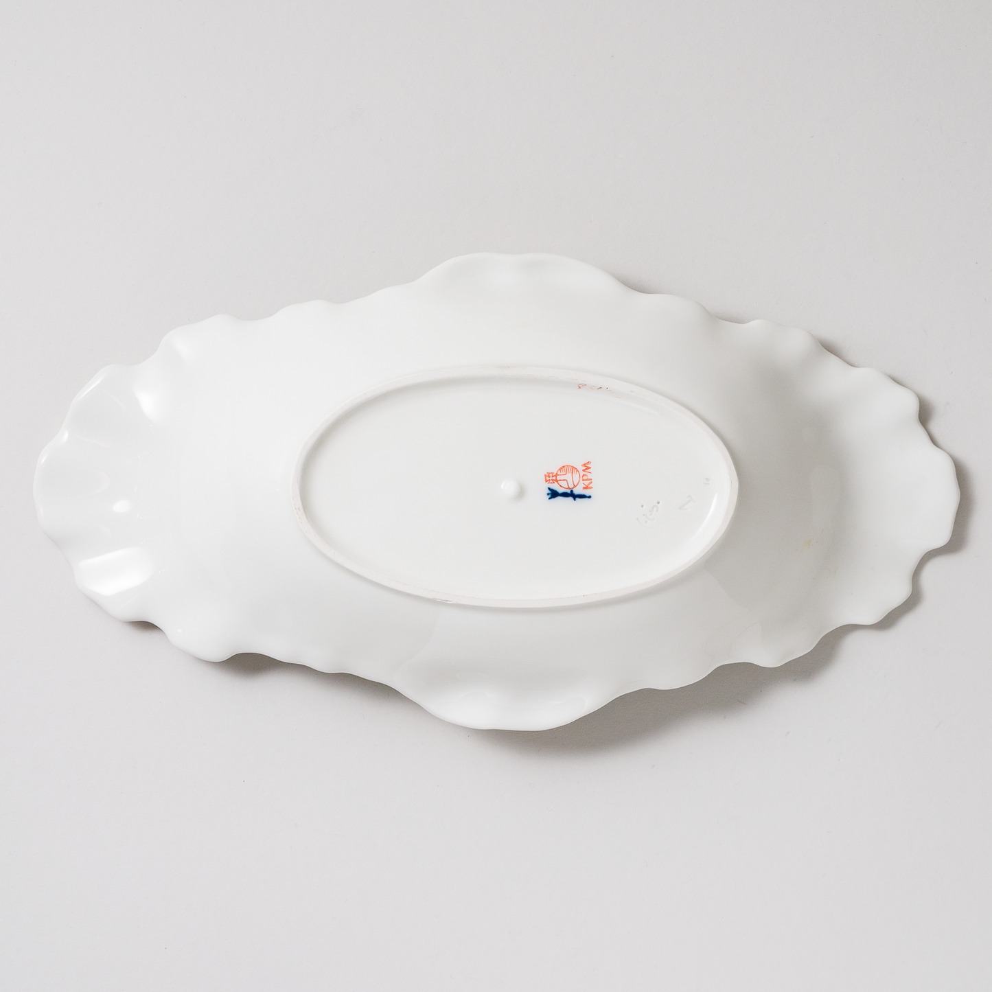 KPM Schale oval Blumen 28 cm 1. Wahl1
