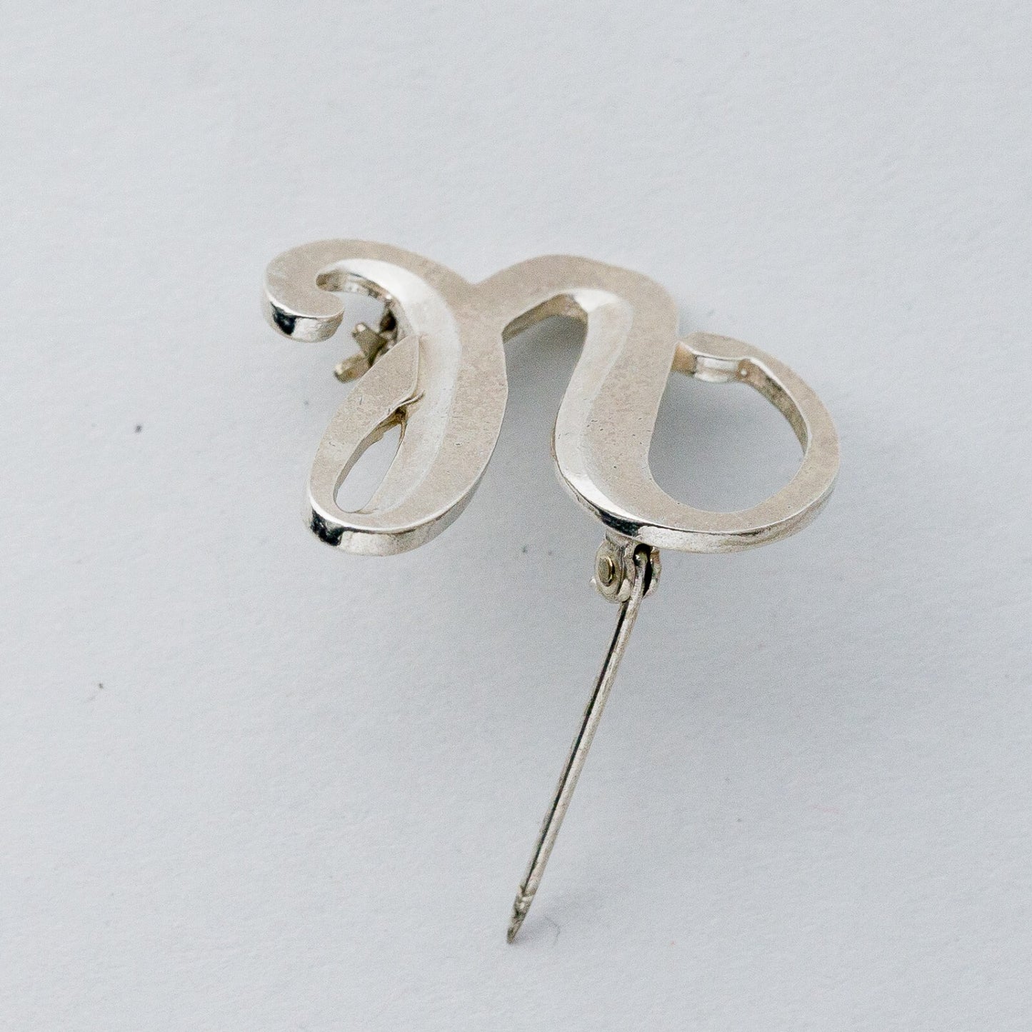 Silber Brosche Spange 925 "U" 5,11 g5
