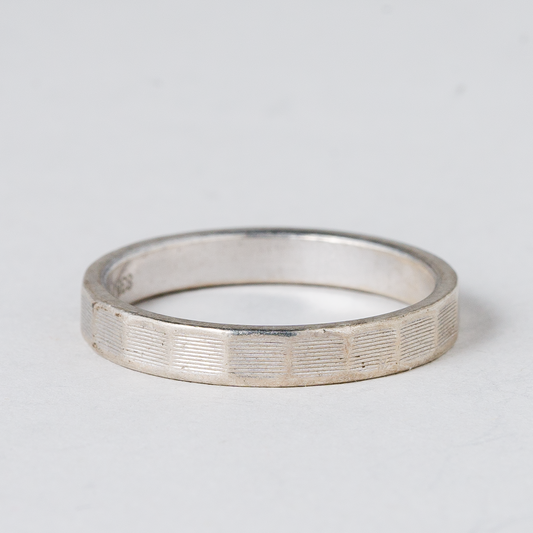 Ring Gravur innen 835er Silber 2,31 g Größe 53 (16,8 mm Ø)0