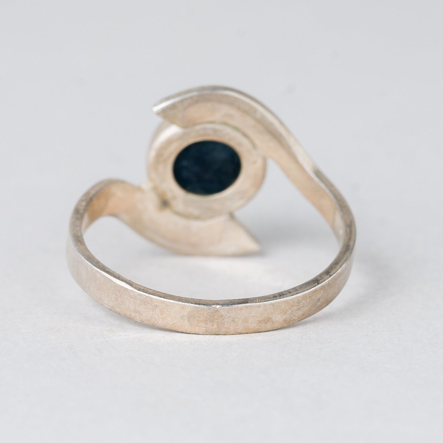 Ring Schwarzer Stein 2,53 g Silber Größe 55 (17,5 mm Ø)3