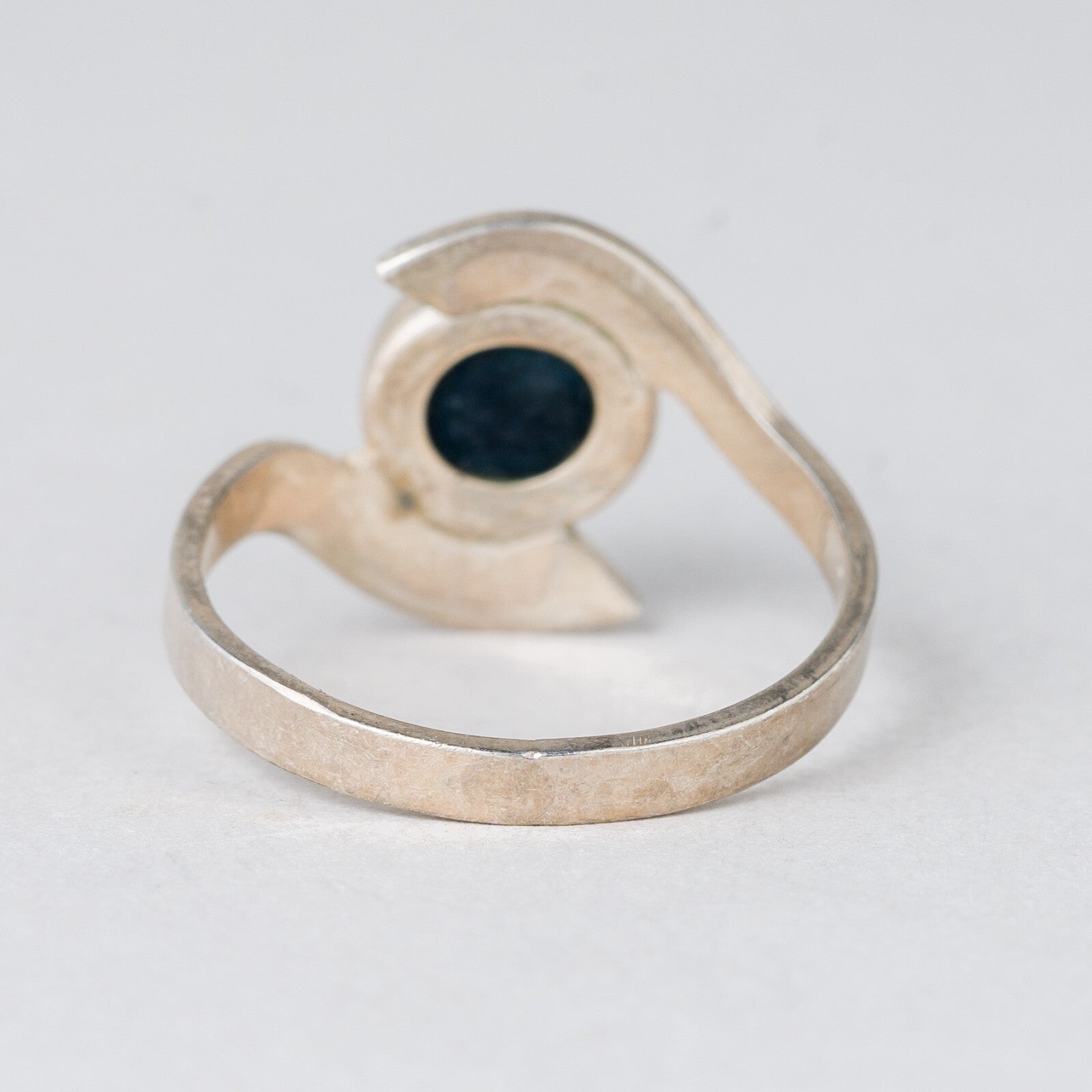 Ring Schwarzer Stein 2,53 g Silber Größe 55 (17,5 mm Ø)3