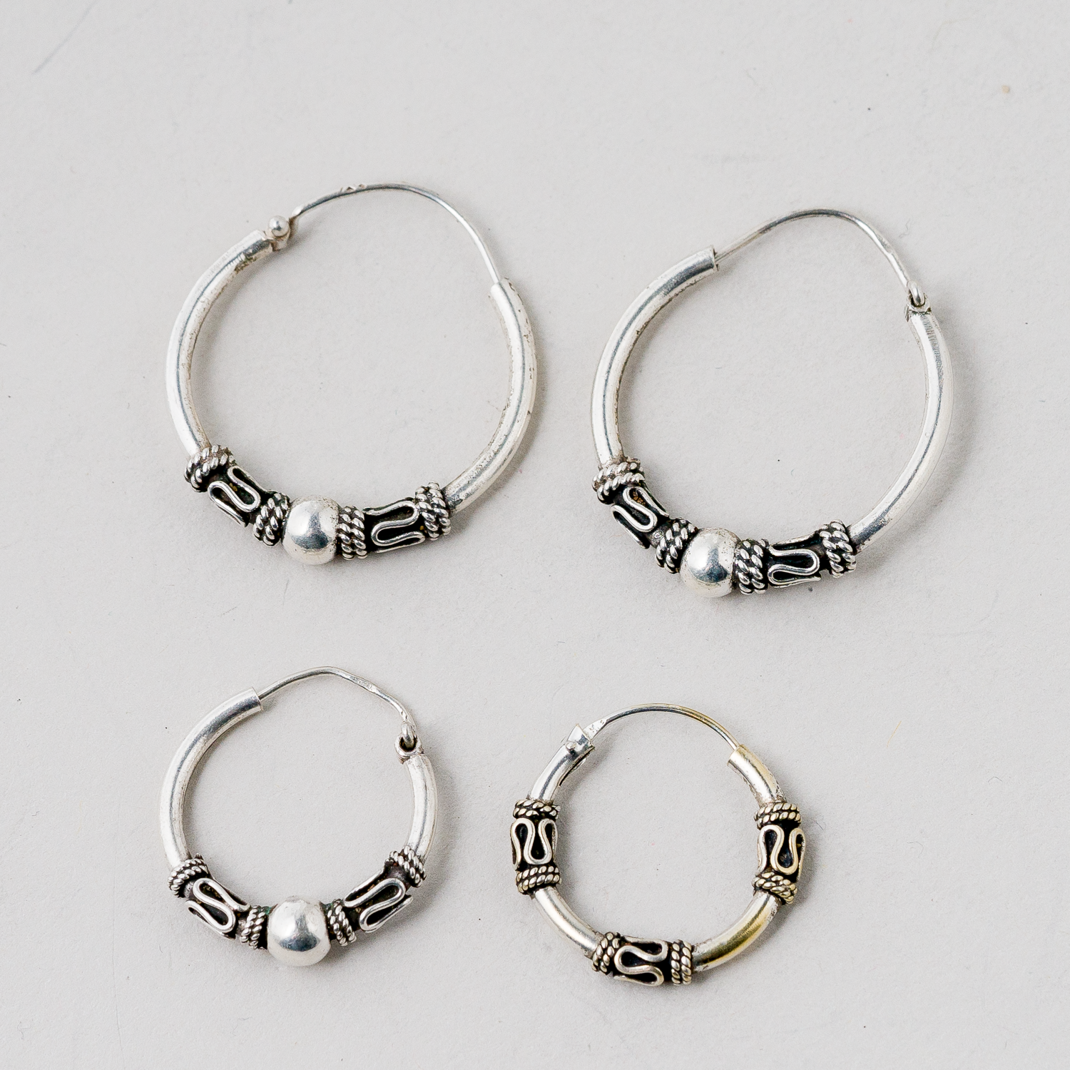 2 Paar Ohrringe Ohrstecker Silber 7,31 g1