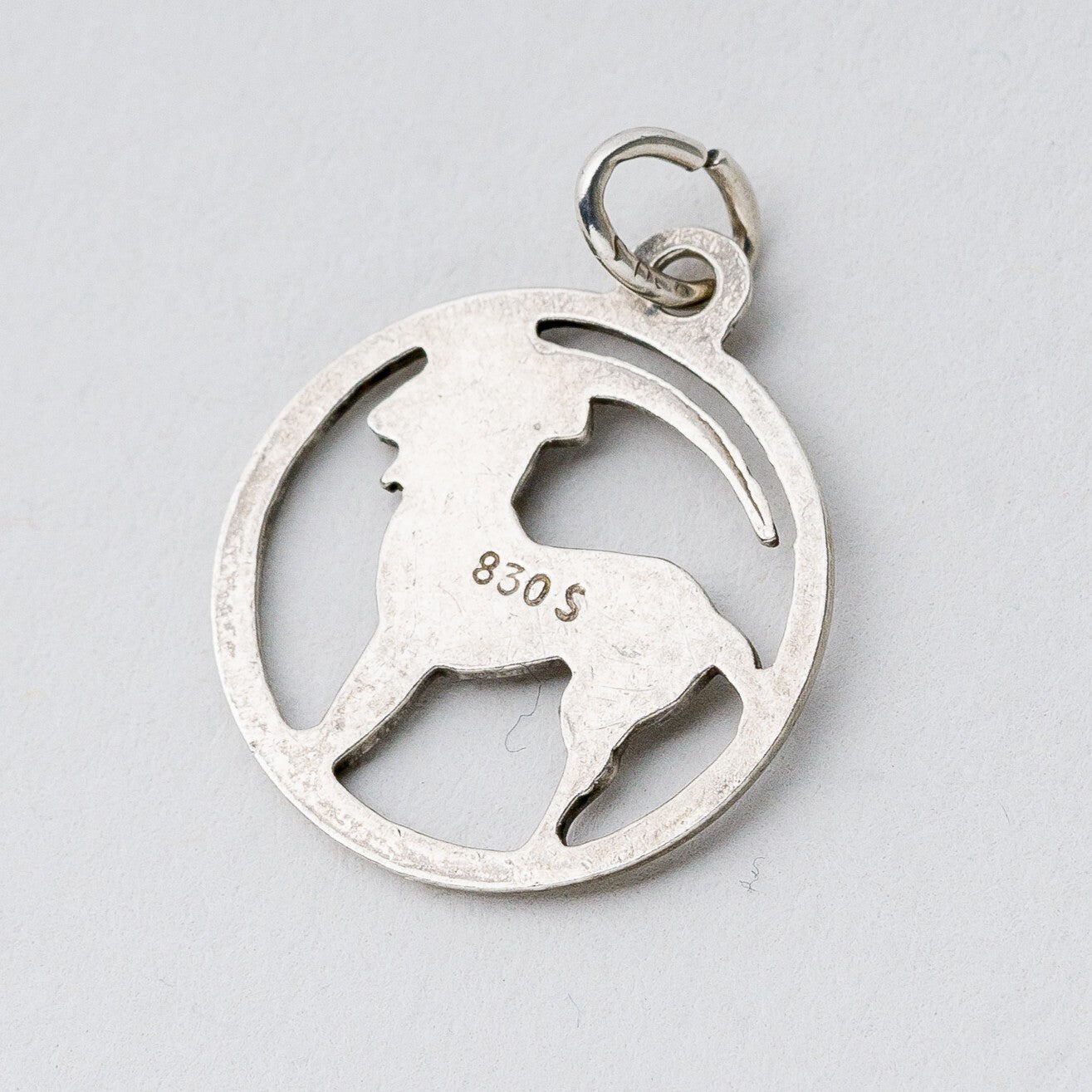 Anhänger Silber 830 Steinbock 2 cm 0,91 g1