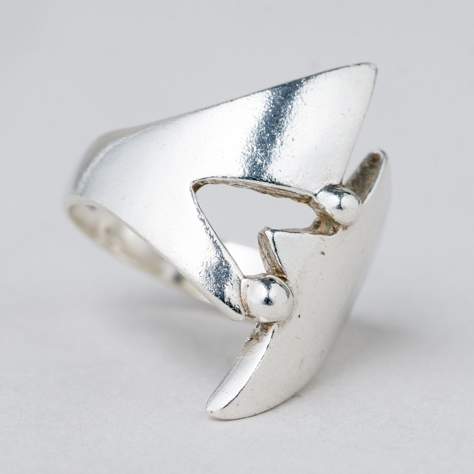 Silber Ring 925 Größe 53 (16,8 mm Ø) 6,87 g6