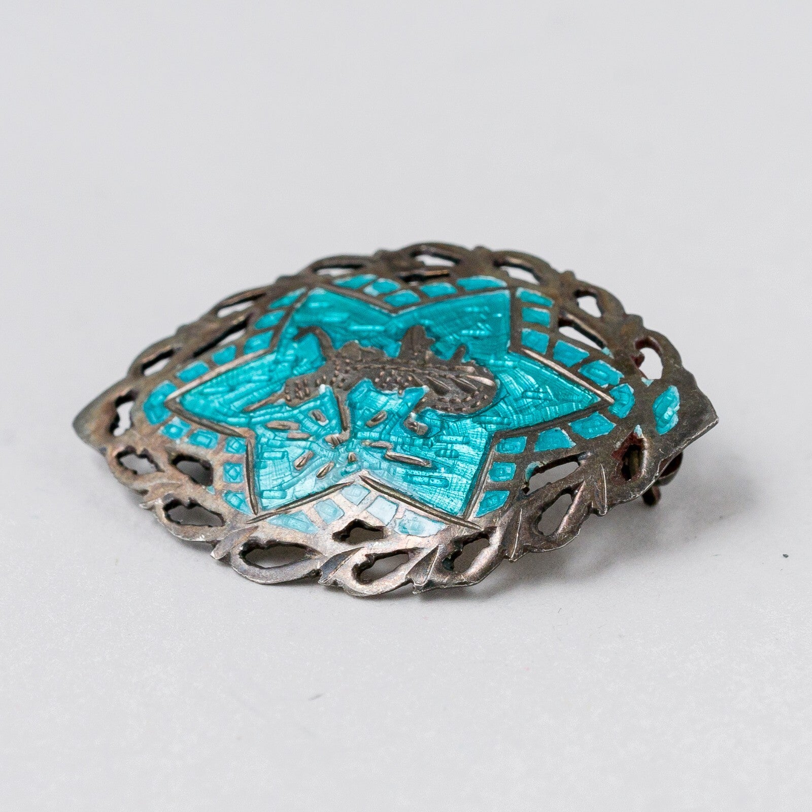 Silber Brosche 925 3 cm 3,36 g2
