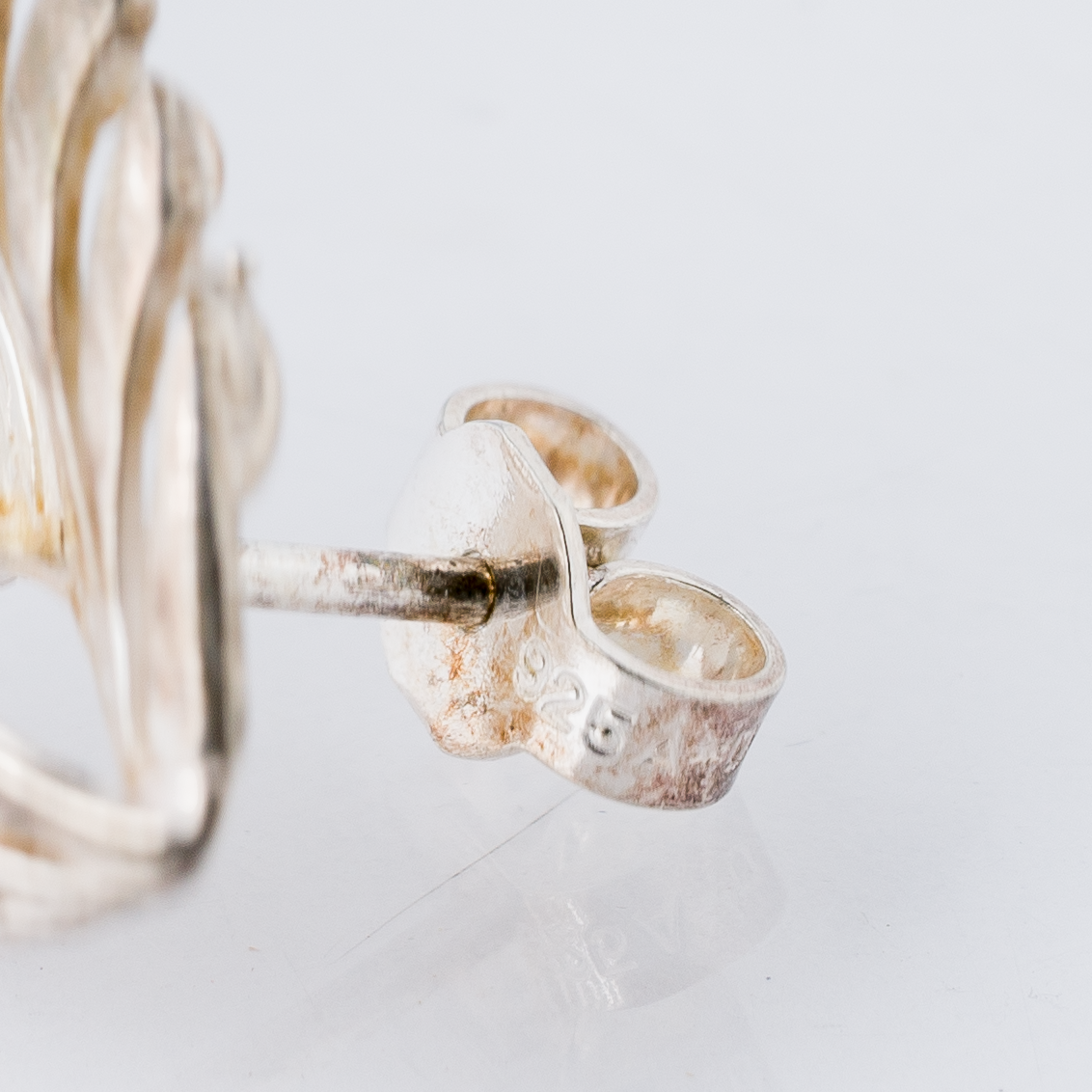 Einzelner Ohrring Ohrstecker 925er Silber 1,74 g4