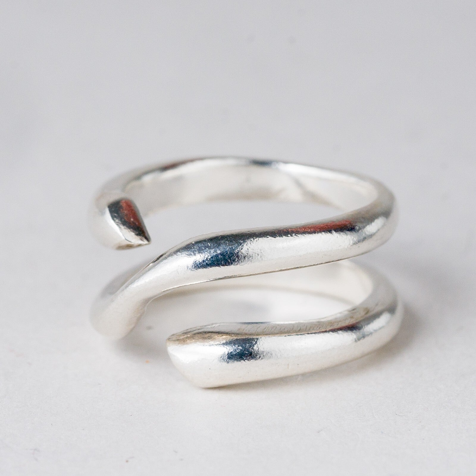 Silber Ring Größe flexibel ca. 57 8,6 g0