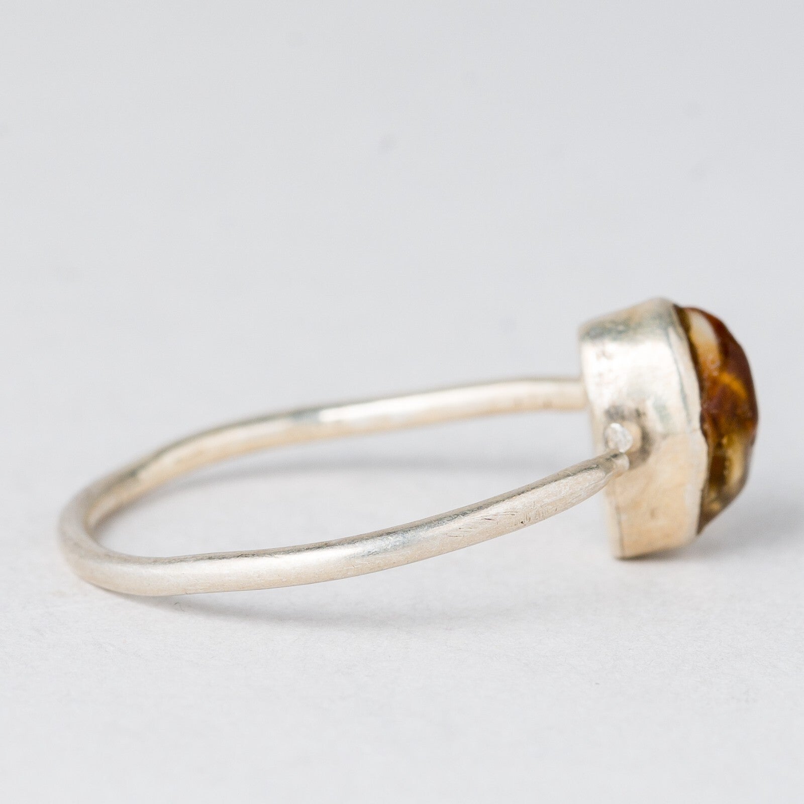 Ring Bernstein 1,68 g Silber Größe 59 (18,8 mm Ø)2