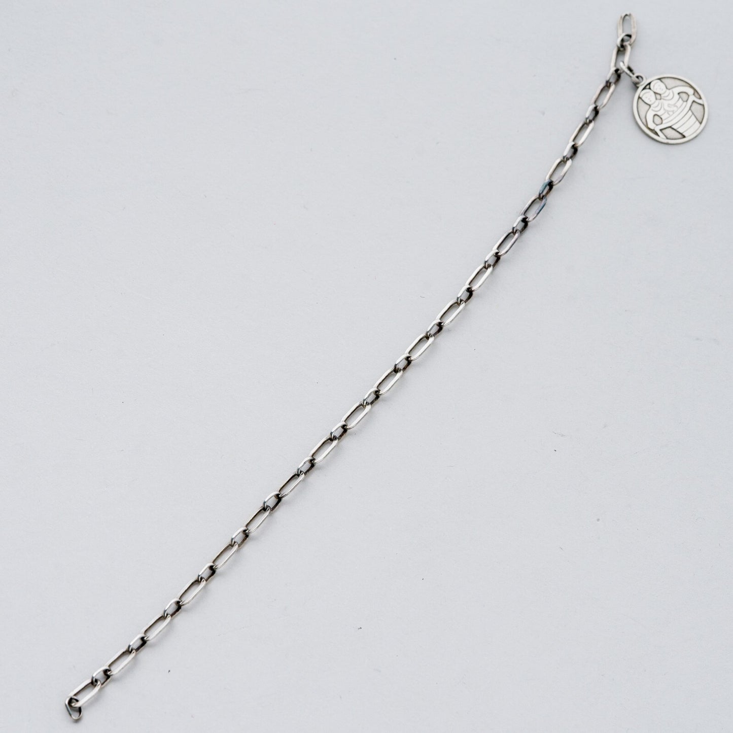 Silber Armband 18 cm 830 Anhänger 3,5 g1