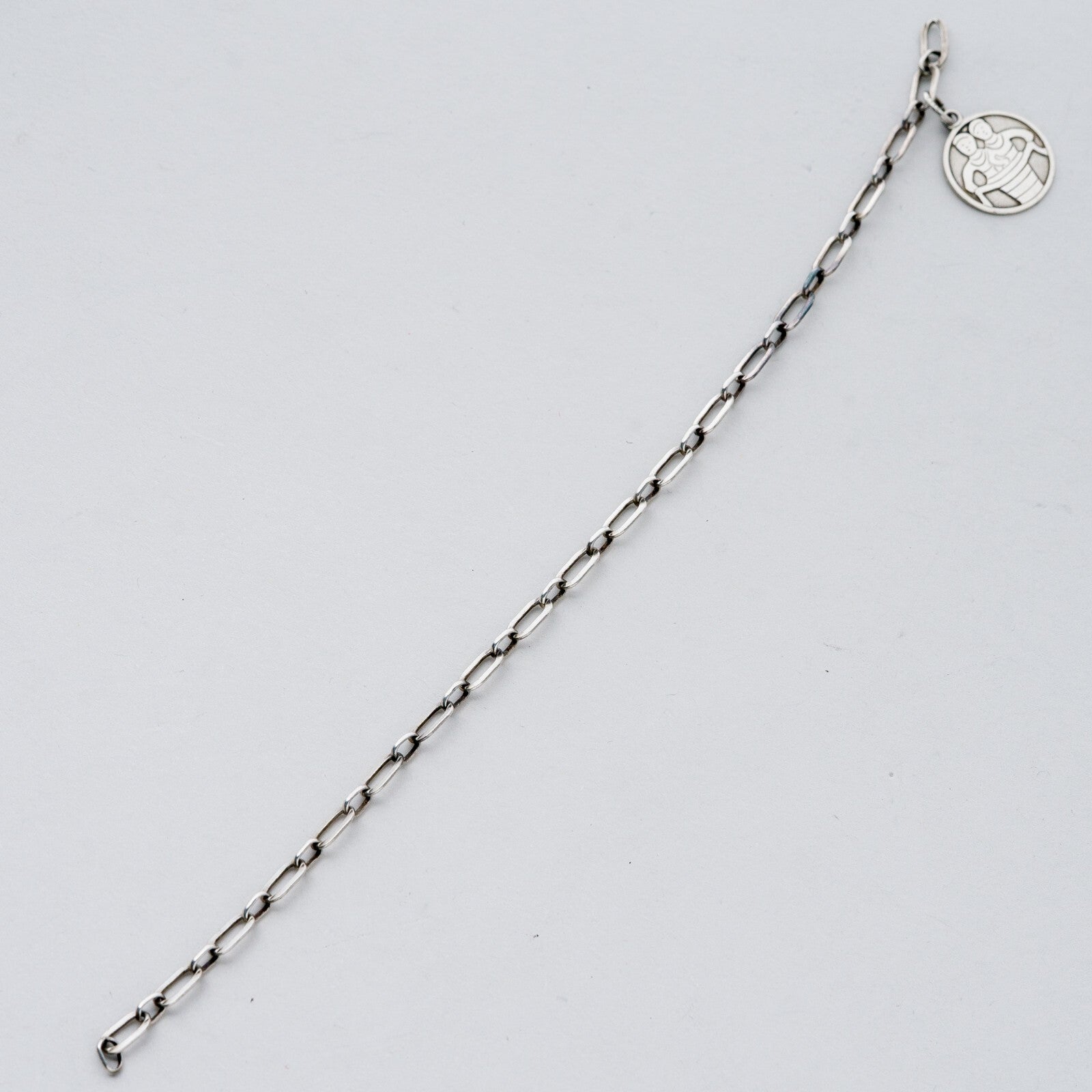 Silber Armband 18 cm 830 Anhänger 3,5 g1