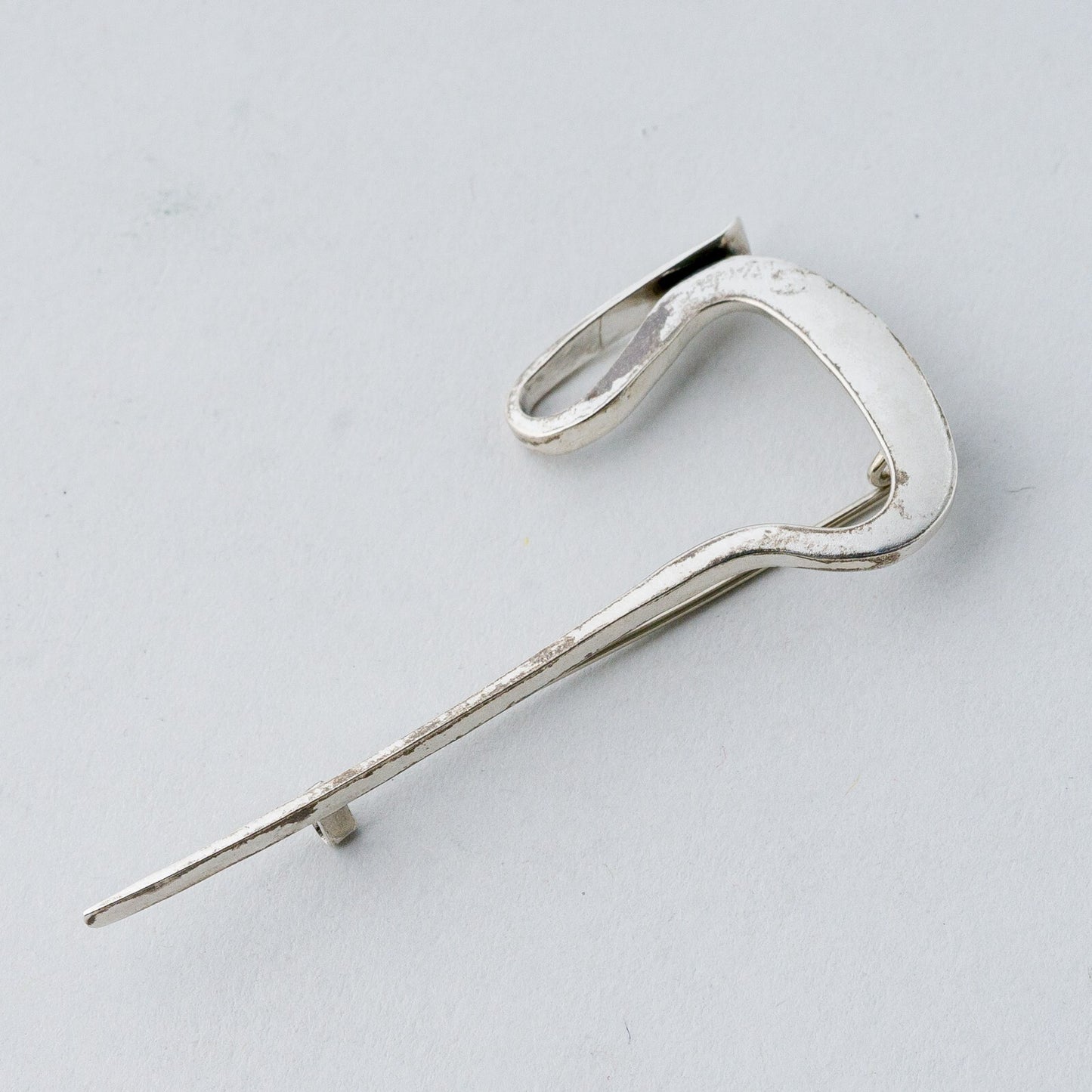 Silber Brosche Spange 925 Abstrakt 4,51 g1