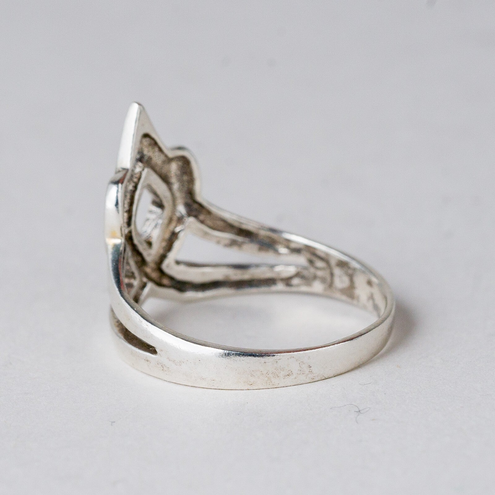 Silber Ring 925 Größe 53 (16,8 mm Ø) 2,43 g2