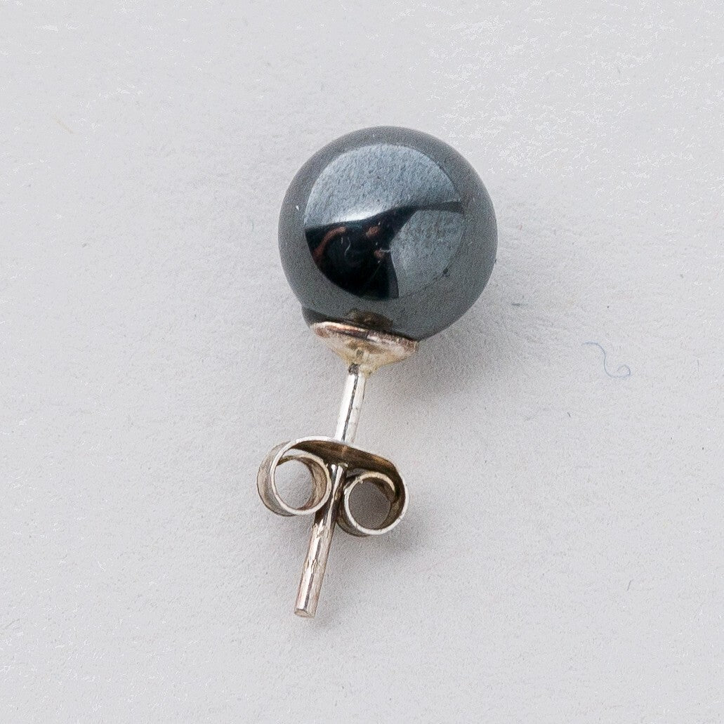 Ohrringe Ohrstecker Silber Schwarze Perlen 3,37 g5