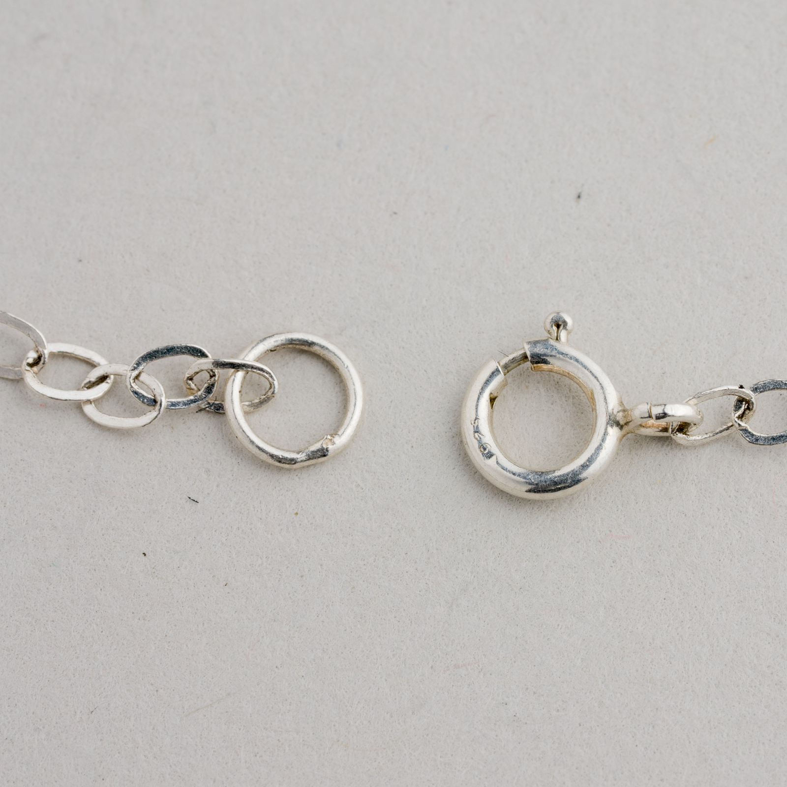 Silberkette 925er Silber 2g Ankerkette 44 cm1