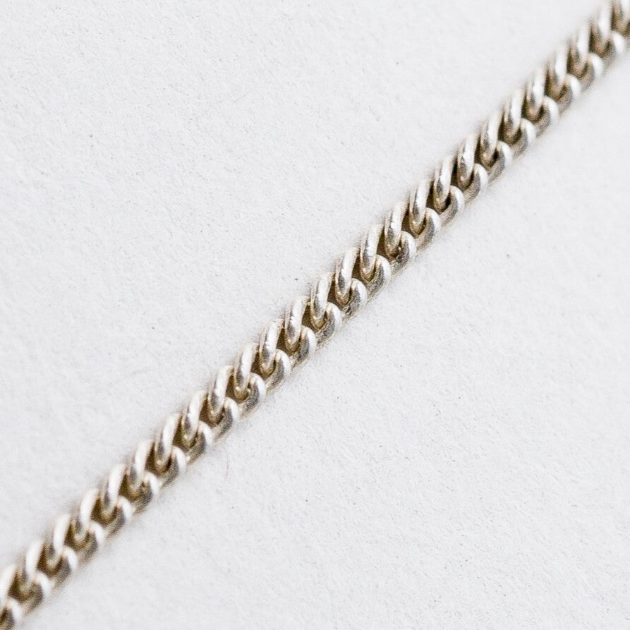Silber Halskette 800 Panzerkette 1,4 mm 62 cm 3,44 g0