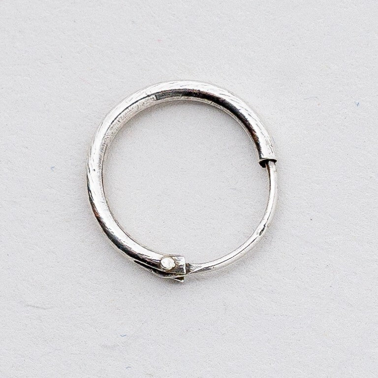 Einzelner Ohrring Creole Silber 0,2 g1