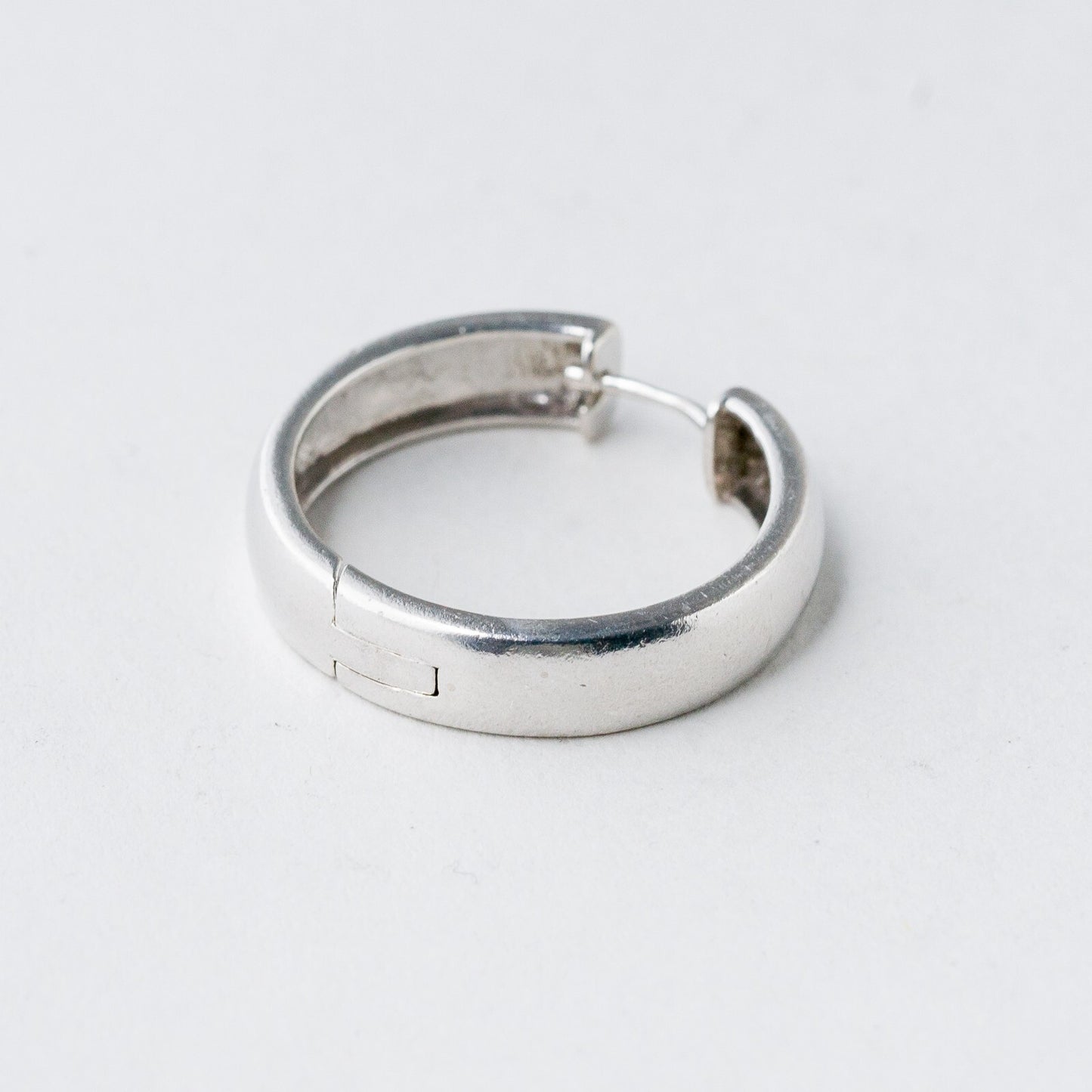 Einzelner Ohrring Creole Silber 2,86 g1