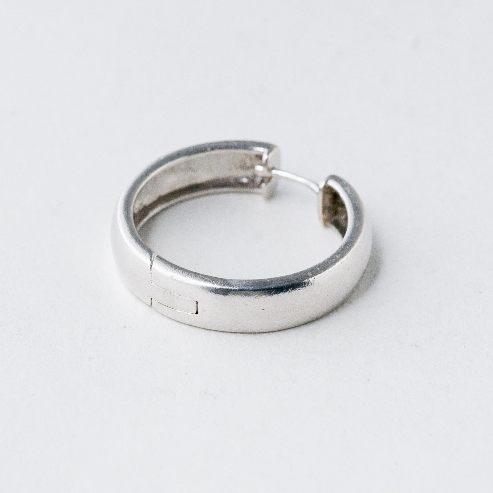 Einzelner Ohrring Creole Silber 2,86 g1
