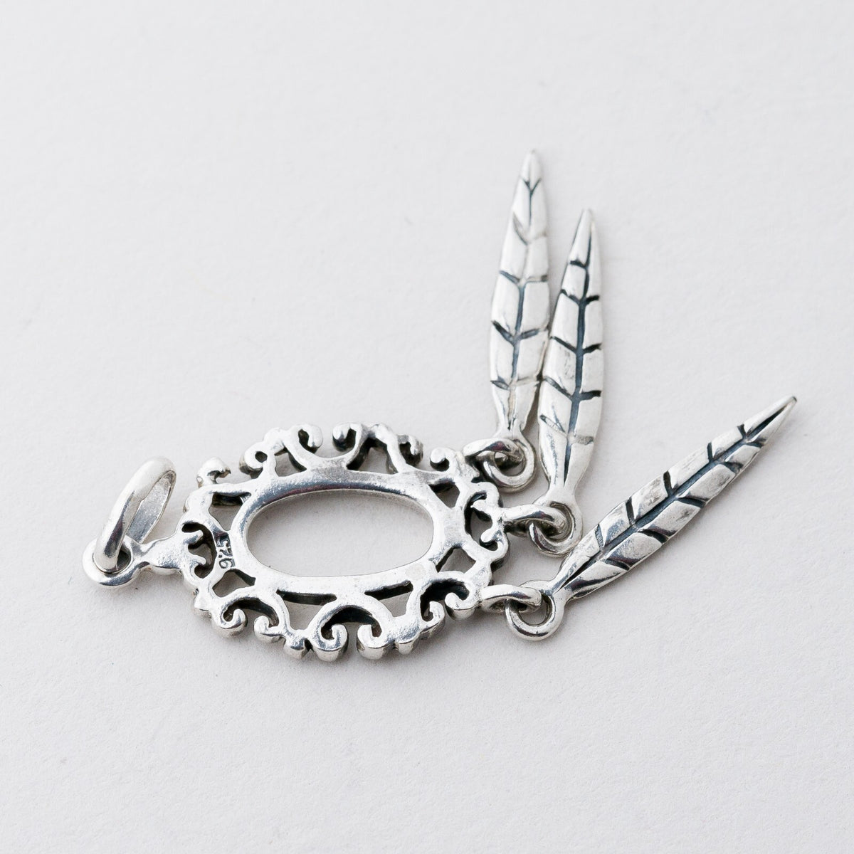 Anhänger Silber 925 Traumfänger 4,6 cm 3,23 g5