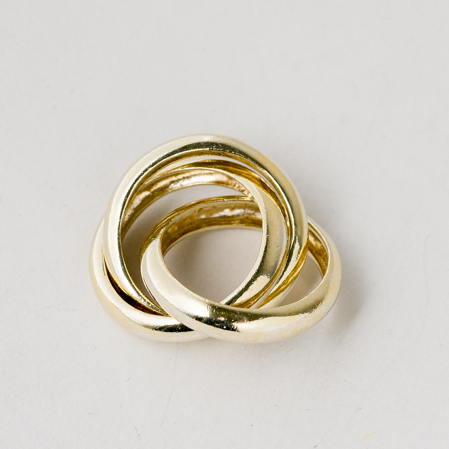 3 x Ring vergoldet 925er Silber 12,22 g Größe 54 (17,2 mm Ø)4