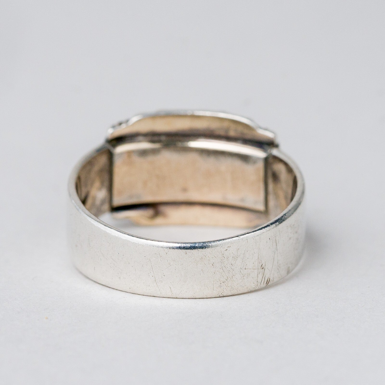 Silber Ring Monogramm"DJ" Größe 56 (17,8 mm Ø) 3,4 g2