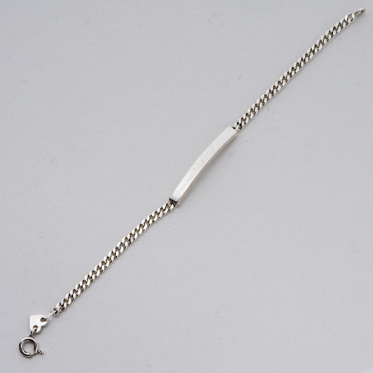 Silber Armband 925 Namensschild "Astrid" 15 cm 3,72 g0