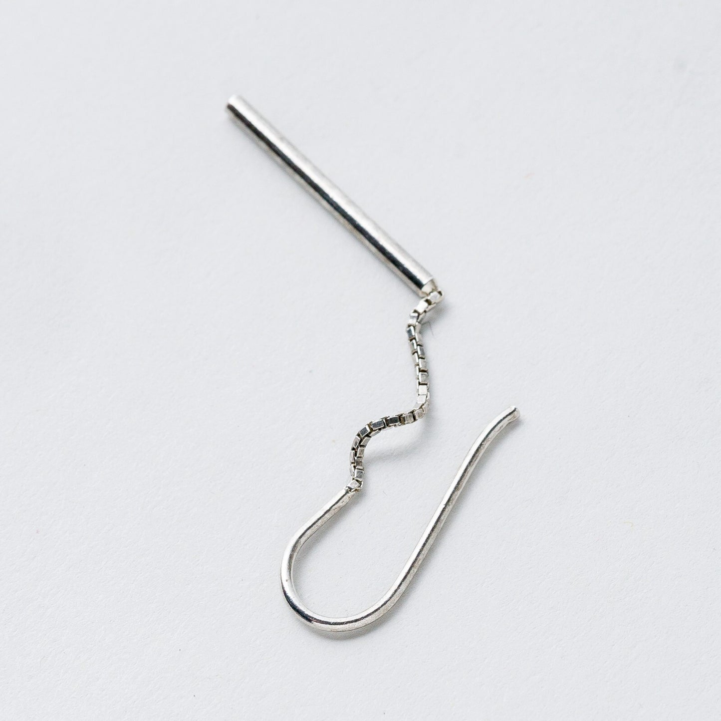 Einzelner Ohrring Hängeohrring Silber 0,73 g2