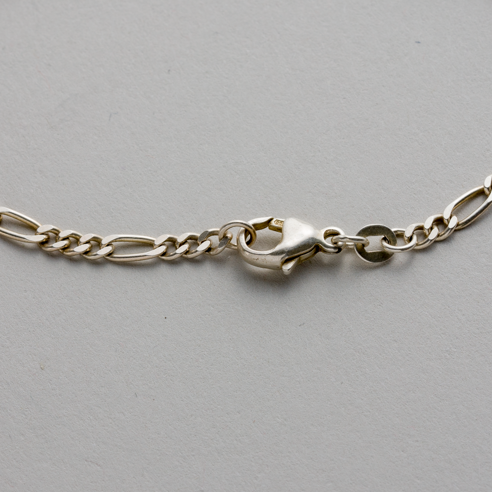 Silberkette Silber 4g Figarokette 18,8 cm x 0,4 cm1
