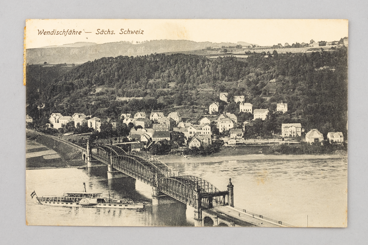 Ansichtskarte Wendischfähre Sächsische Schweiz 19300
